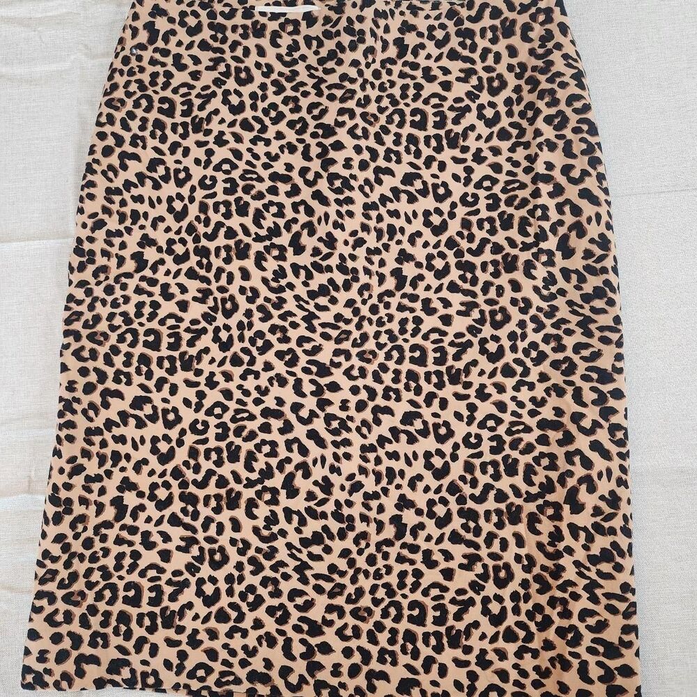 Talbots Women's Brown and Black Skirt size 4